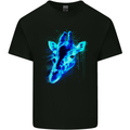 A Giraffe Watercolour Kids T-Shirt Childrens Black