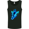 A Giraffe Watercolour Mens Vest Tank Top Black
