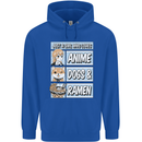 A Girl Who Loves Anime Dogs & Ramen Childrens Kids Hoodie Royal Blue