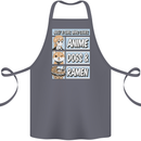 A Girl Who Loves Anime Dogs & Ramen Cotton Apron 100% Organic Steel