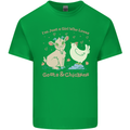 A Girl Who Loves Goats Chickens Farmer Kids T-Shirt Childrens Irish Green