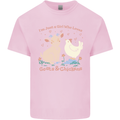 A Girl Who Loves Goats Chickens Farmer Kids T-Shirt Childrens Light Pink