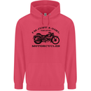 A Girl Who Loves Motorcycles Biker Childrens Kids Hoodie Heliconia