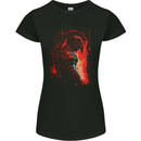 A Gladiator Spartan Bodybuilding MMA Womens Petite Cut T-Shirt Black