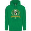 A Goldendoodle Dog Childrens Kids Hoodie Irish Green