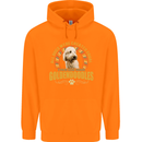 A Goldendoodle Dog Childrens Kids Hoodie Orange