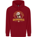 A Goldendoodle Dog Childrens Kids Hoodie Red
