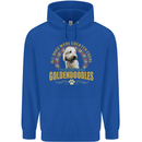 A Goldendoodle Dog Childrens Kids Hoodie Royal Blue