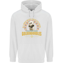 A Goldendoodle Dog Childrens Kids Hoodie White
