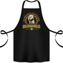 A Goldendoodle Dog Cotton Apron 100% Organic Black