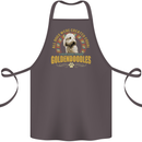 A Goldendoodle Dog Cotton Apron 100% Organic Dark Grey