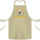A Goldendoodle Dog Cotton Apron 100% Organic Khaki