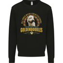 A Goldendoodle Dog Kids Sweatshirt Jumper Black