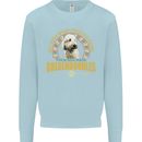 A Goldendoodle Dog Kids Sweatshirt Jumper Light Blue
