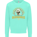 A Goldendoodle Dog Kids Sweatshirt Jumper Peppermint