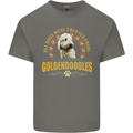 A Goldendoodle Dog Kids T-Shirt Childrens Charcoal