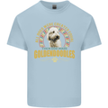 A Goldendoodle Dog Kids T-Shirt Childrens Light Blue
