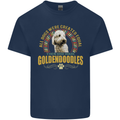 A Goldendoodle Dog Kids T-Shirt Childrens Navy Blue