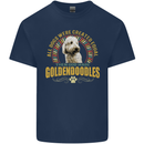 A Goldendoodle Dog Kids T-Shirt Childrens Navy Blue