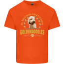 A Goldendoodle Dog Kids T-Shirt Childrens Orange
