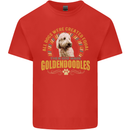 A Goldendoodle Dog Kids T-Shirt Childrens Red