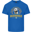 A Goldendoodle Dog Kids T-Shirt Childrens Royal Blue
