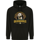 A Goldendoodle Dog Mens 80% Cotton Hoodie Black