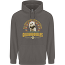 A Goldendoodle Dog Mens 80% Cotton Hoodie Charcoal