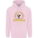 A Goldendoodle Dog Mens 80% Cotton Hoodie Light Pink