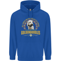 A Goldendoodle Dog Mens 80% Cotton Hoodie Royal Blue
