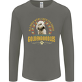 A Goldendoodle Dog Mens Long Sleeve T-Shirt Charcoal