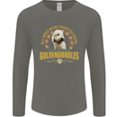 A Goldendoodle Dog Mens Long Sleeve T-Shirt Charcoal