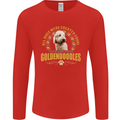 A Goldendoodle Dog Mens Long Sleeve T-Shirt Red