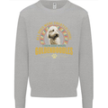 A Goldendoodle Dog Mens Sweatshirt Jumper Sports Grey