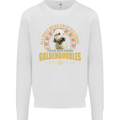 A Goldendoodle Dog Mens Sweatshirt Jumper White