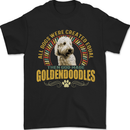 A Goldendoodle Dog Mens T-Shirt 100% Cotton Black