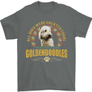 A Goldendoodle Dog Mens T-Shirt 100% Cotton Charcoal