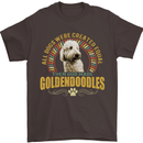 A Goldendoodle Dog Mens T-Shirt 100% Cotton Dark Chocolate