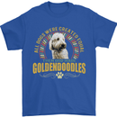 A Goldendoodle Dog Mens T-Shirt 100% Cotton Royal Blue