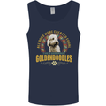 A Goldendoodle Dog Mens Vest Tank Top Navy Blue
