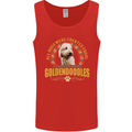 A Goldendoodle Dog Mens Vest Tank Top Red