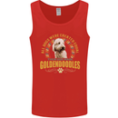 A Goldendoodle Dog Mens Vest Tank Top Red