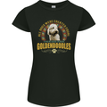 A Goldendoodle Dog Womens Petite Cut T-Shirt Black