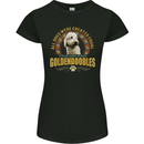 A Goldendoodle Dog Womens Petite Cut T-Shirt Black