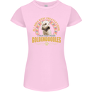 A Goldendoodle Dog Womens Petite Cut T-Shirt Light Pink