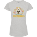 A Goldendoodle Dog Womens Petite Cut T-Shirt Sports Grey
