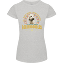 A Goldendoodle Dog Womens Petite Cut T-Shirt Sports Grey