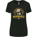 A Goldendoodle Dog Womens Wider Cut T-Shirt Black