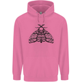 A Gothic Moth Skull Childrens Kids Hoodie Azalea