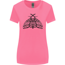 A Gothic Moth Skull Womens Wider Cut T-Shirt Azalea